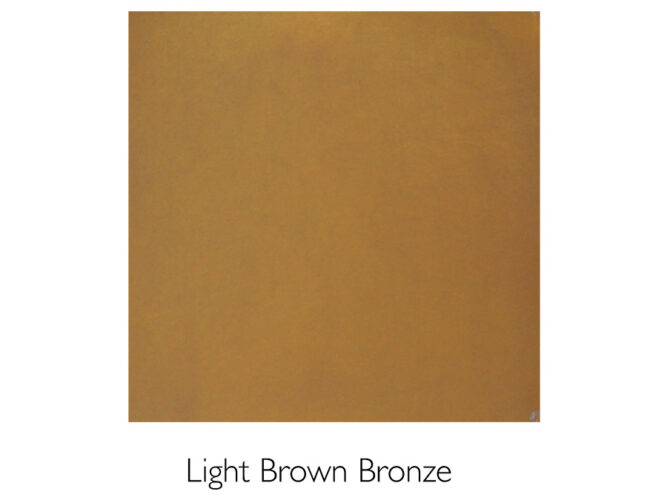 Washroom product finishes, Light brown bronze