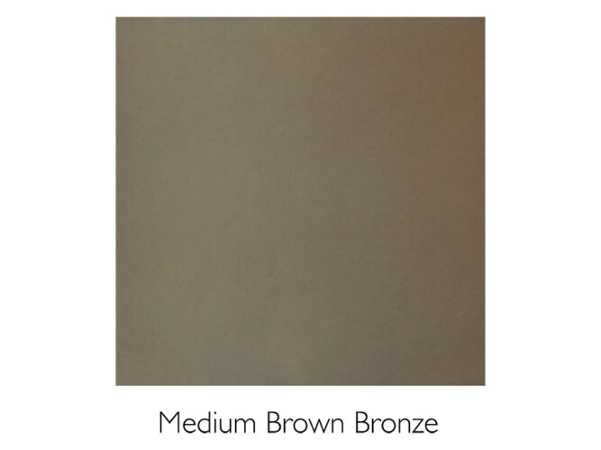 Washroom product finishes, Medium brown bronze